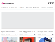 Tablet Screenshot of hobbyman.se